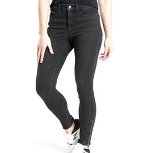 ATHLETA Sculptec Ultra Skinny High-Rise Jeans in Black Gray Carbon Wash
